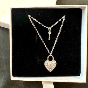 Heart and Key Necklace